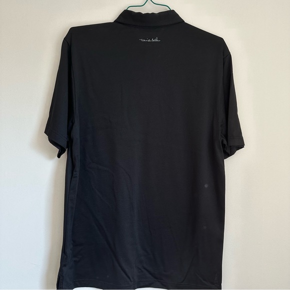 Travis Mathew Black & Striped Golf Polo Size Large - Picture 6 of 10